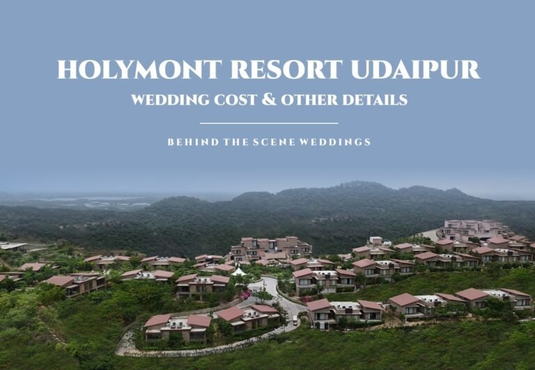 cost of wedding at Holymont Udaipur