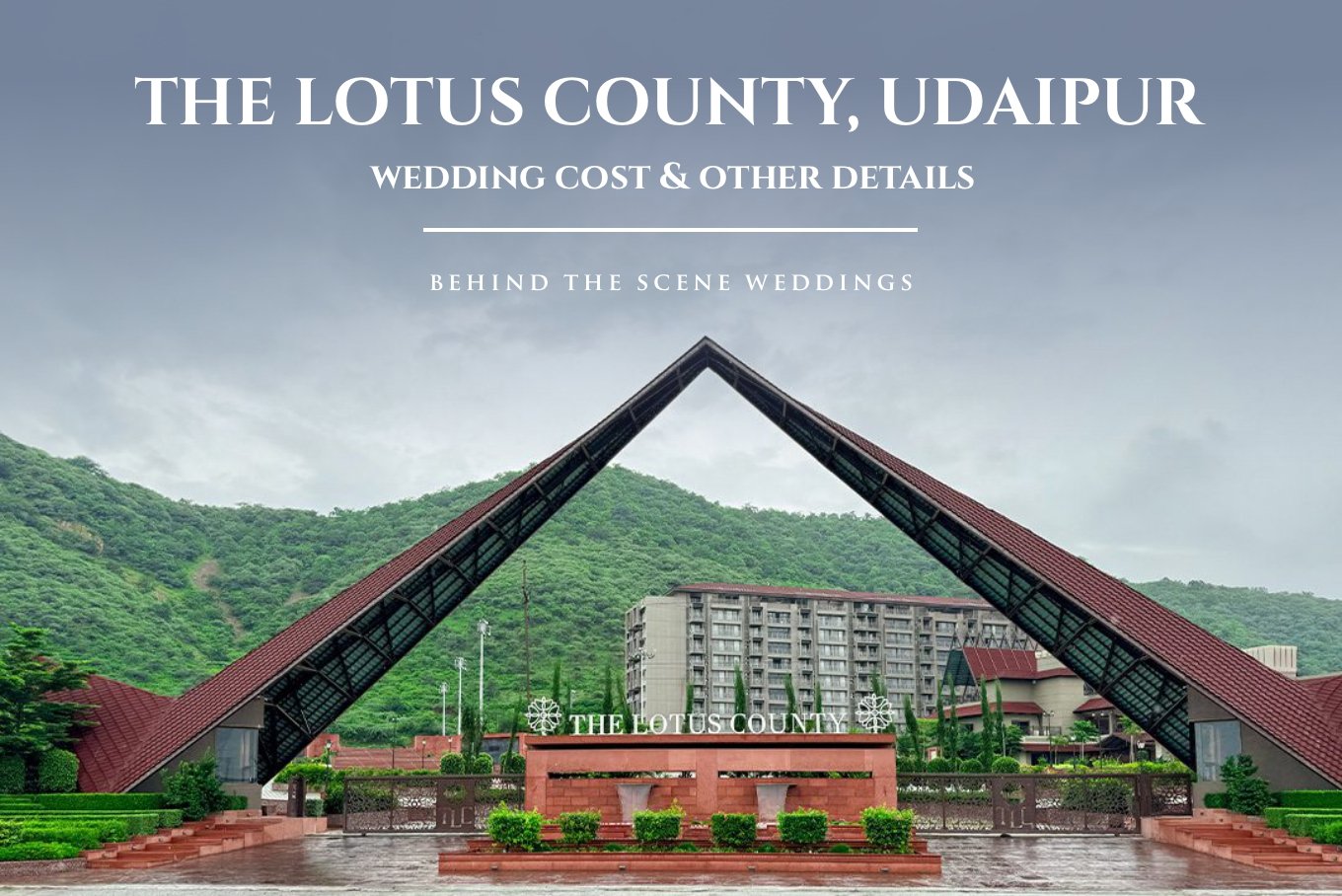 wedding at lotus county udaipur